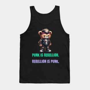 Punk teddy bear Tank Top